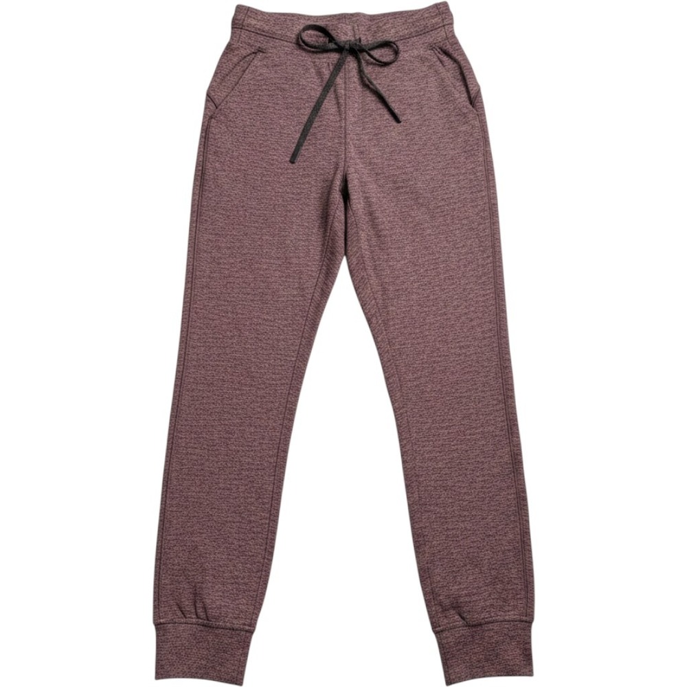 Lululemon Ready to Rulu Jogger Heathered Dark Pink Plum Space Dye Pants Size 2
